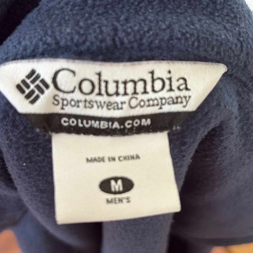 Columbia Men's Deep Blue Fleece Vest Size Medium